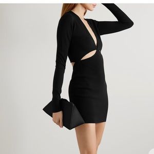 ZEYNEP ARCAY Cutout stretch-knit mini dress